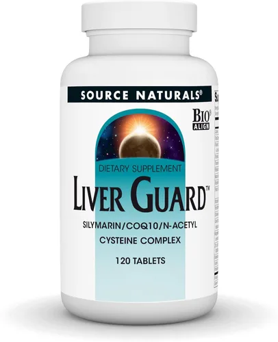 Vista 6 de Source Naturals Liver Guard - Silimarina, CoQ10, complejo de N-acetil cisteína - 60 Tabletas