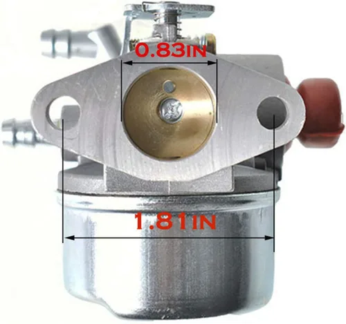 Vista 4 de ALL-CARB Carburador 640025A 640004 con filtro de aire de repuesto para Tecumseh OHH50 OHH55 OHH60 OHH65 4.5HP 5HP 5.5HP 6HP 6.5HP OHV HOR reemplazo