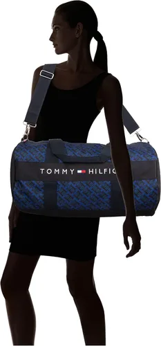 Vista 5 de Tommy Hilfiger Bolso de lona Jackson para hombre, Azul MarinoVerde