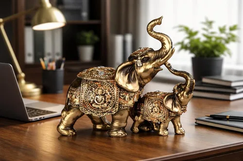 Vista 7 de George S. Chen Imports Figura de estatuilla coleccionable y decoración de elefante tailandés (trono elevado - Elefante tailandés, 88246 blanco)