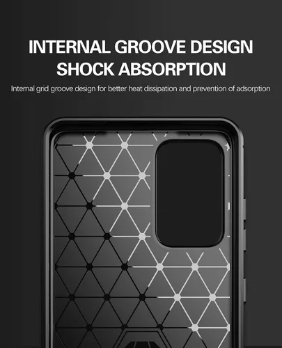 Vista 5 de Asuwish Funda compatible con Samsung Galaxy A52 5G/4G y protector de pantalla de vidrio templado, accesorios de celda, funda delgada de TPU suave