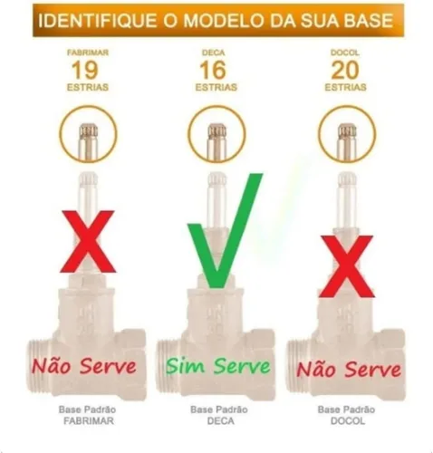 Vista 4 de Kit Com 4 Acabamento Quadrado Registro 1