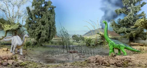 Vista 2 de Safari Ltd. Figura de Brachiosaurus – Figura detallada de dinosaurio de 9 pulgadas, juguete educativo para niños, niñas y niños a partir de 3 años