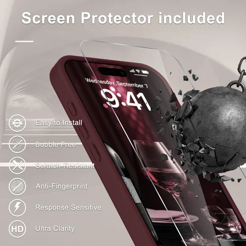 Vista 994 de Funda para Google Pixel 10 Pro XL, cubierta magnética mate, color negro Fit for MagSafe, Screen Protector included, Shockproof Military Grade
