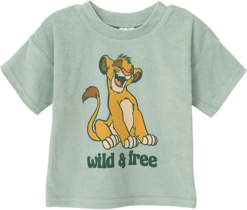 Vista 5 de Disney Conjunto de camiseta y pantalones cortos de Mickey Mouse Cars de Rey León, tallas para niños pequeños a niños grandes (2T - 10-12)