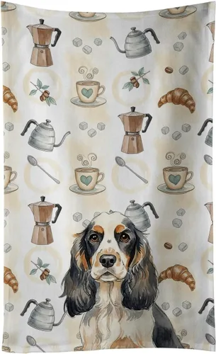 Vista 283 de Caroline's Treasures Afghan Hound - Toalla de cocina para barra de café, terciopelo frontal y lazo de algodón, lavable a máquina Sabueso afgano