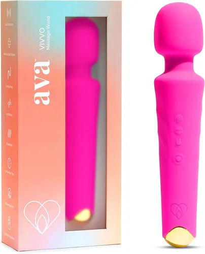 Vista 10 de Ava Vibrador de varita sexual [vibrador estimulador de clítoris] Vibrador para mujer Juguete sexual Regalos para mujeres 20 patrones y 8