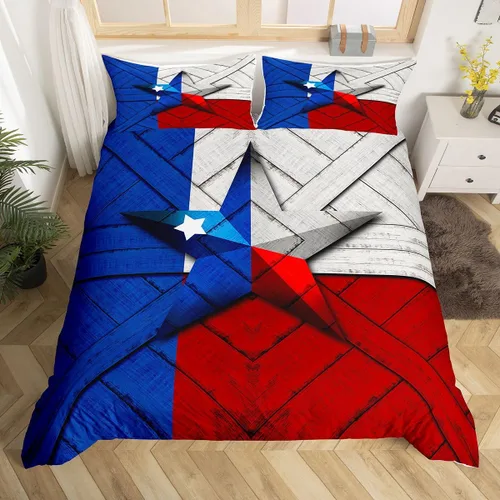 Vista 8 de Erosebridal Juego de ropa de cama de vaquero, funda de edredón de rodeo occidental, funda de edredón para cama de caballo para niños, adolescentes