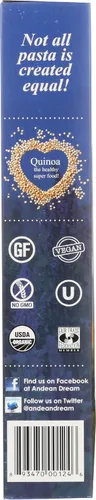 Vista 6 de Andean Dream Pasta de quinua orgánica sin gluten, 8 onzas