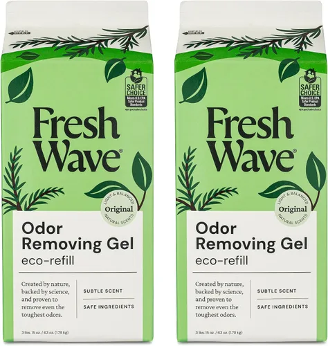 Vista 22 de Fresh Wave Gel eliminador de olores de lavanda, 7 onzas, paquete de 3, absorbentes de olores más seguros para el hogar, eliminador de olores natural
