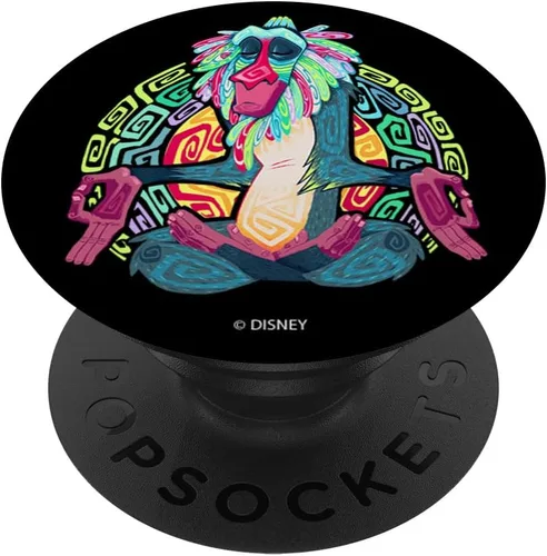 Vista 6 de Disney PopSockets MagSafe PopGrip de The Lion King Meditating Rafiki Retrato para iPhone