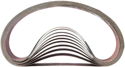 Vista 5 de HPG120-10 1-1/2" x 30" Cinturón de lijado de óxido de aluminio, grano 120, paquete de 10
