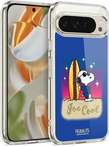 Vista 367 de Head Case Designs Officially Licensed Peanuts Beach Surf Snoopy Boardwalk Airbrush Gel Case [Military Grade Protection] Compatible with Google Pixel