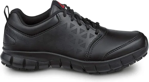 Vista 4 de Reebok Work Sublite - Cojín de trabajo para mujer color negro estilo atlético MaxTrax antideslizante puntera suave
