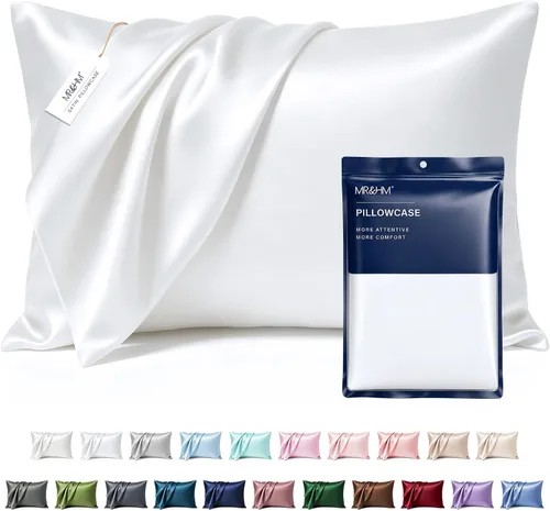 Vista 53 de MR&HM - Funda de almohada de satén