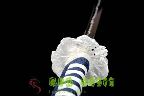 Vista 9 de GLW - Espada GLW de 41 pulgadas, hecha a mano, afilada, espada samurái japonesa, acero de manganeso alto y espiga completa