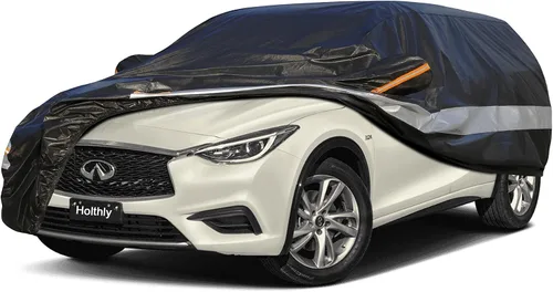 Vista 38 de Funda para automóvil SUV de ajuste personalizado para BMW X1/iX1 2009-2025, 100% impermeable, transpirable, para exteriores, protección contra