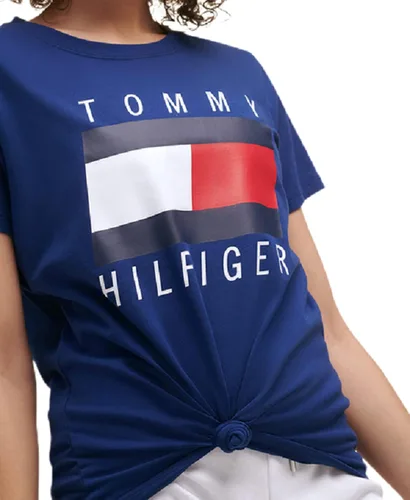 Vista 5 de Tommy Hilfiger Women's Performance T-Shirt Lightweight Cotton Graphic Tees