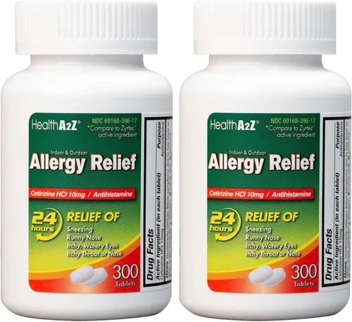 Vista 11 de HealthA2Z® Alivio de la alergia Cetirizina 10 mg Alivio de alergias durante todo el día Interior y exterior Alivio de picazón de garganta