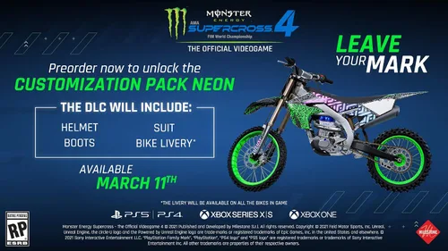 Vista 2 de Monster Energy Supercross 4 - PlayStation 5