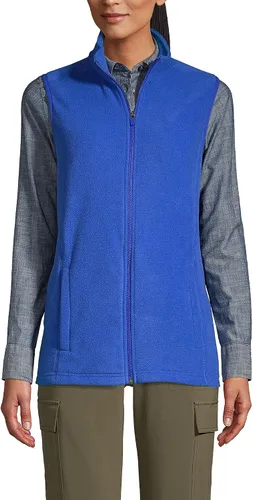 Vista 3 de Lands' End Chaleco de forro polar Thermacheck 100 para mujer