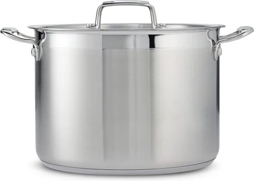 Vista 2 de Tramontina Olla de Caldo Gourmet de Acero Inoxidable de 8 Cuartos con Tapa