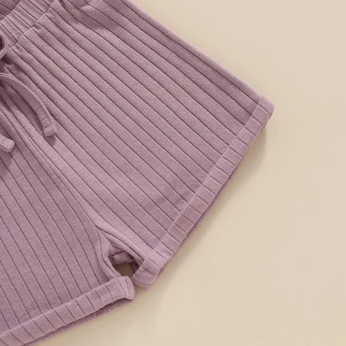 Vista 7 de Ropa de verano para niña pequeña, con estampado de margaritas, sin mangas, con volantes, pantalones cortos