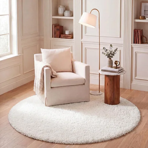 Vista 15 de SAFAVIEH Popcorn Shag Collection - Alfombra decorativa, 2 x 3 pies, beige, hecha a mano, 1.8 pulgadas de grosor, ideal para zonas de alto tráfico
