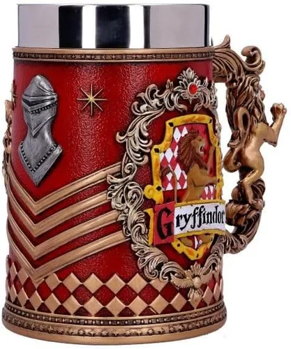 Vista 4 de Nemesis Now Harry Potter Gryffindor Hogwarts House - Jarra coleccionable, 1 unidad (paquete de 1), oro rojo, 22.0 fl oz