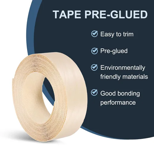 Vista 4 de PATIKIL Bandas de borde de abedul, cinta de chapa de madera de 1-1/2 pulgadas x 25 pies, bandas de borde de madera contrachapada flexible prepegadas