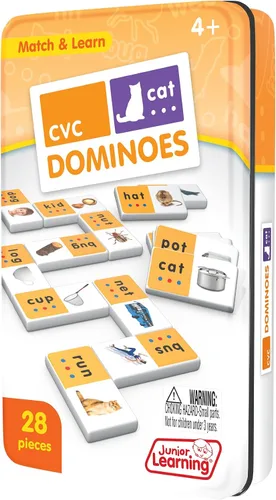 Vista 4 de Junior Learning CVC Match & Learn Dominó