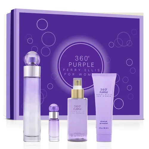 Vista 10 de Perry Ellis 360 Purple de Perry Ellis Eau De Parfum Spray para mujer de 3.4 oz