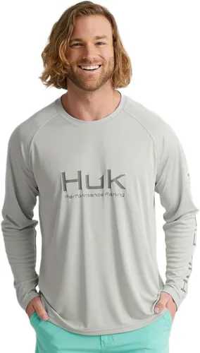 Vista 32 de HUK Camiseta de pesca de manga larga ventilada Pursuit para hombre (+30 UPF)