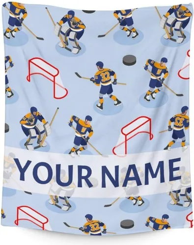 Vista 15 de Regalos de hockey - Manta de hockey sobre hielo para niños - Mantas para niños pequeños para niñas - Mantas suaves y mullidas de 30"x40" para niños