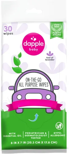 Vista 8 de Dapple Spray de limpieza multiusos para bebés y toallitas multiusos (paquete de 2) botella de 16.9 onzas líquidas, 30 toallitas de limpieza