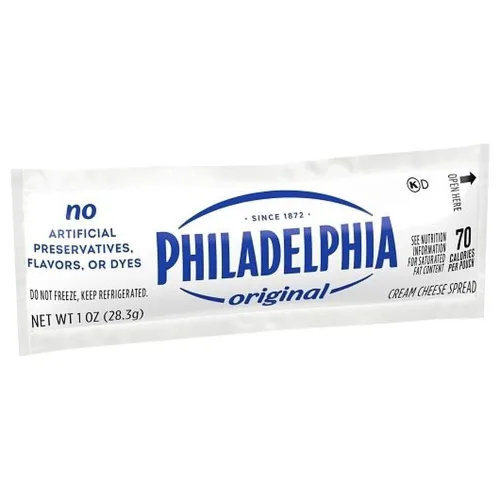 Vista 3 de Kraft Philadelphia Original Queso Crema Spread – Pocuh, 1 Ounce – -100 por Caso.