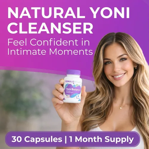 Vista 6 de Female Rituals Yoni Balance - Pastillas de ajuste vaginal con Kacip Fatimah, no necesita gel o crema de apriete, rejuvenecimiento vaginal y crema