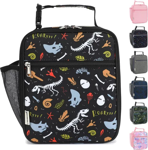 Vista 27 de GYEUKHAM Bolsa de Almuerzo Aislada para Mujeres, Niñas, Adolescentes, Bolsa de Almuerzo para Niños Grande con Aislamiento, Grande, Reutilizable