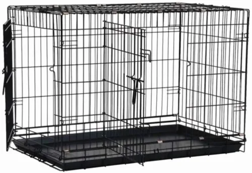 Vista 14 de Jaula grande con doble abertura Precision Pet, negra, Negro
