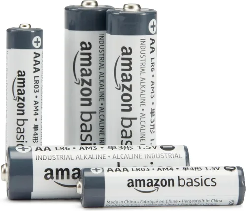 Vista 4 de Amazon Basics Paquete de 200 pilas industriales alcalinas AAA, 1.5 voltios, 5 años de vida útil