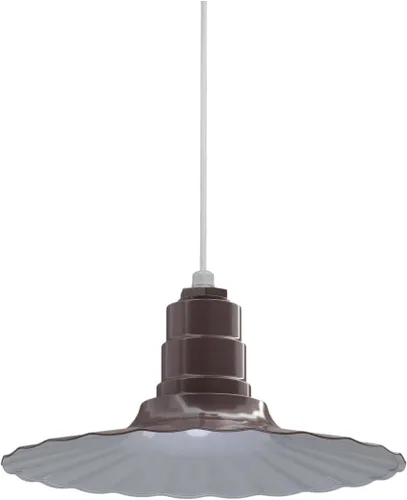 Vista 72 de Steel Lighting Co. Colgante Eagle Rock Lámpara montada en el techo Onda radial de 16 pulgadas vástago de 12 pulgadas Acero resistente