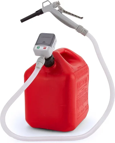 Vista 11 de Bomba de transferencia de combustible DeWay para bidón de gasolina con boquilla de apagado automático de precisión Flujo rápido de 2.4 GPM