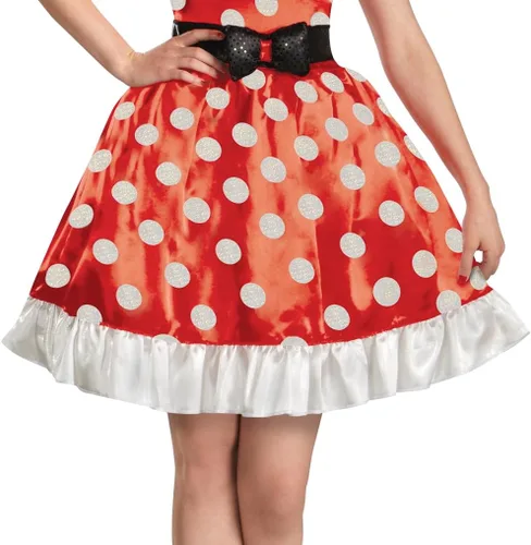Vista 4 de Plus Size Red Minnie Classic Costume