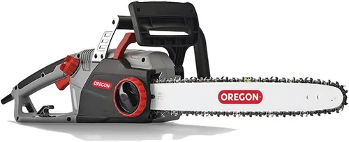 Vista 2 de Oregon CS1500 - Motosierra eléctrica con cable autoafilable de 18 pulgadas y 15 amperios y barra 54-059 lubricante de cadena y barra, negro, 1 galón