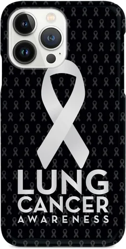 Vista 8 de Inspired Cases - Funda con textura 3D para iPhone Xs Max - Funda protectora de goma para Apple iPhone Xs Max - Concientización sobre el cáncer