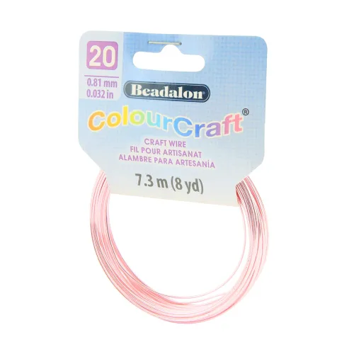 Vista 31 de Beadalon ColourCraft - Alambre para hacer joyas, artesanía pesada, núcleo de cobre estructural, calibre 16, bobina de cobre de 2.3 yardas