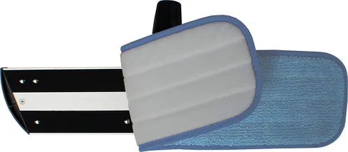 Vista 4 de Almohadillas de microfibra para trapeador de 18 pulgadas, con , lavables, húmedas/secas: paquete de 12