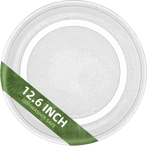 Vista 25 de Plato giratorio para microondas de 10.5 pulgadas compatible con Emerson 252100500497, placa de vidrio de repuesto para microondas de 10 1/2 pulgadas