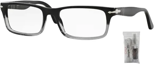Vista 2 de Persol PO3050V - Lentes rectangulares para hombres + paquete con kit de anteojos de cortesía de diseñador iWear