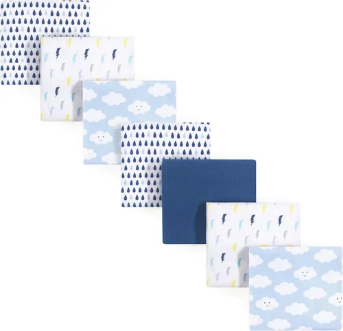Vista 42 de Luvable Friends Mantas unisex de franela de algodón para bebé, paquete de 84 ABC, talla única